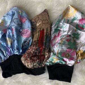 Colorful Satin Hair Bonnets